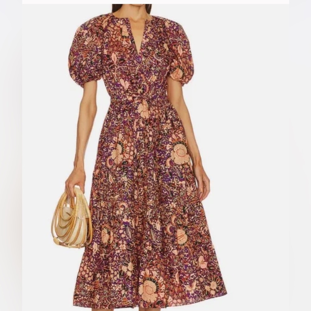 NWT Ulla Johnson Olina Midi Dress Size 2